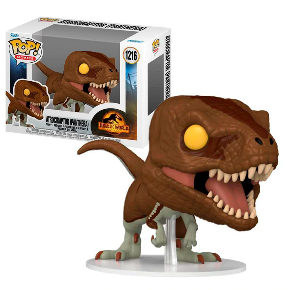 Funko Pop Pantera Atrociraptor #1216 Jurassic World Dominion Dinosaurio