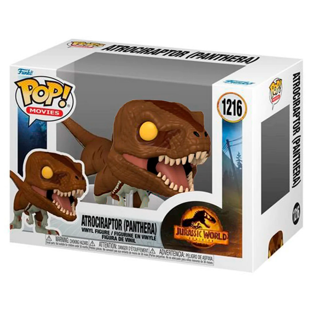 Funko Pop Pantera Atrociraptor #1216 Jurassic World Dominion Dinosaurio