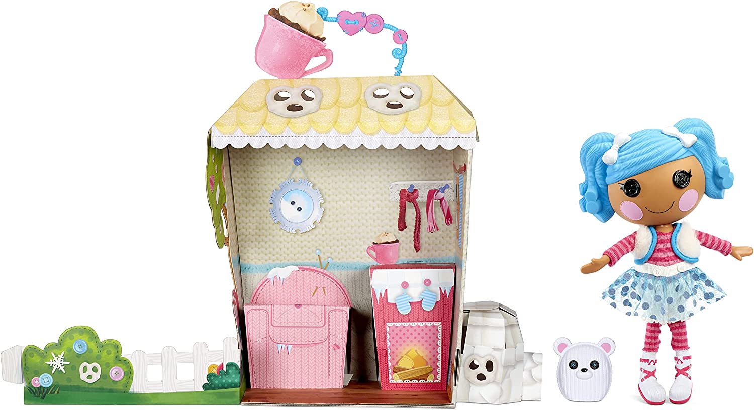 Muñeca Lalaloopsy Mittens Fluff N Stuff 33 Cm Con Osito