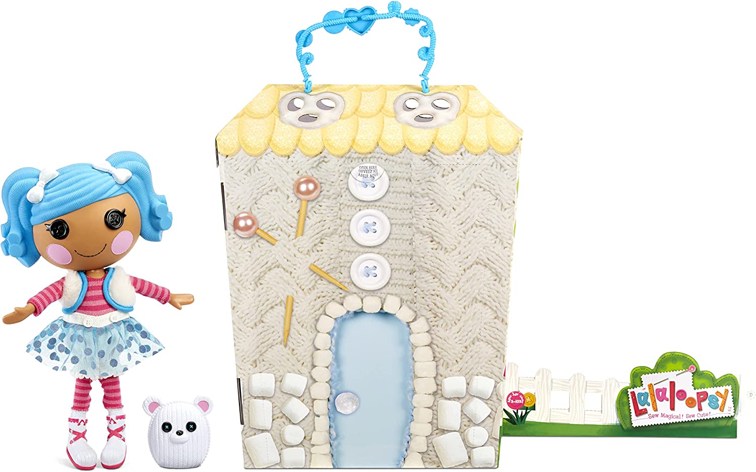 Muñeca Lalaloopsy Mittens Fluff N Stuff 33 Cm Con Osito