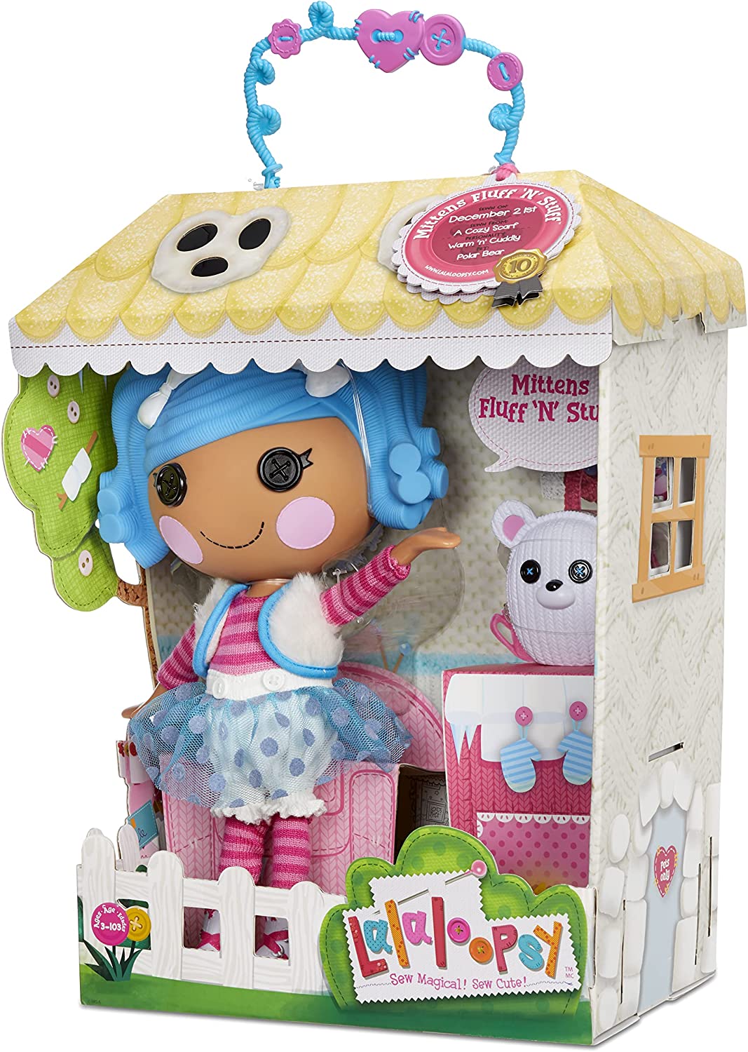 Muñeca Lalaloopsy Mittens Fluff N Stuff 33 Cm Con Osito