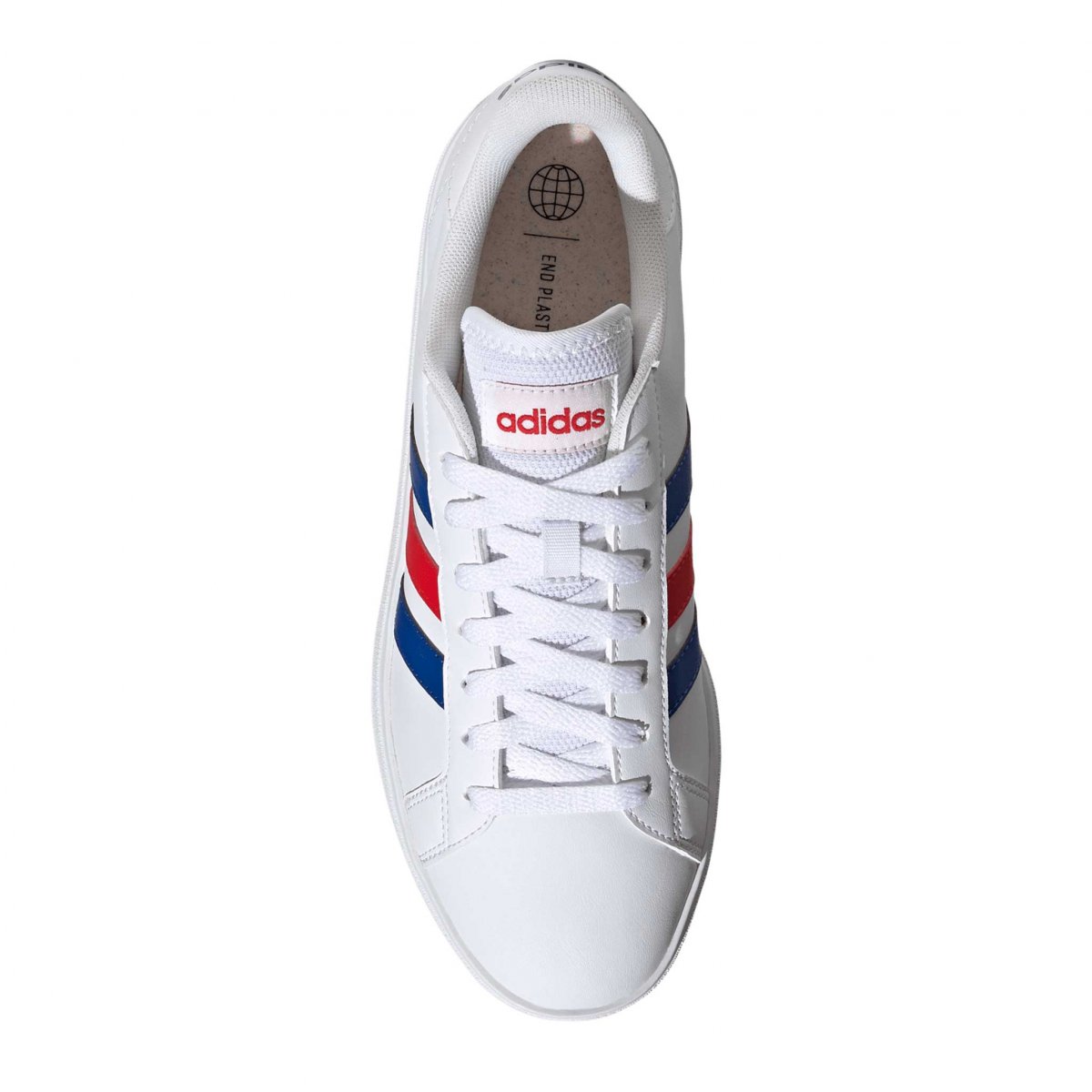 Tenis Adidas Hombre Grand Court Base Blanco Casual EE7901