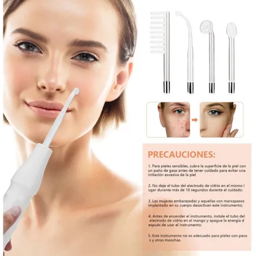 Facial Dispositivo Electroterapia Alta Frecuencia Portátil
