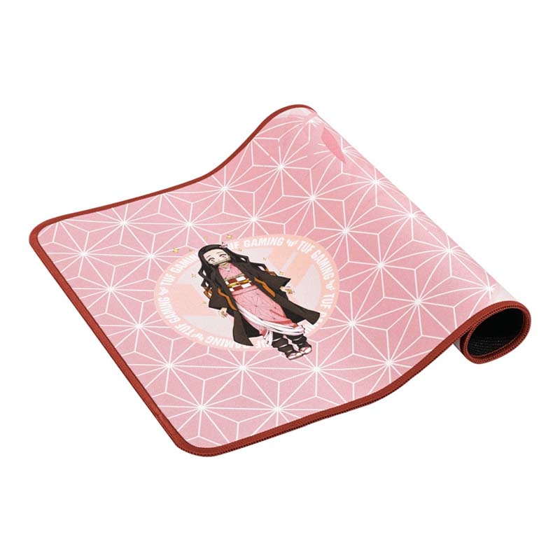 Mousepad Asus Nc12 Tuf Gaming P1 Ds, 36 X 26Cm, Grosor 3Mm, Demon Slayer L.E. Nezuko Kamado, Rosa