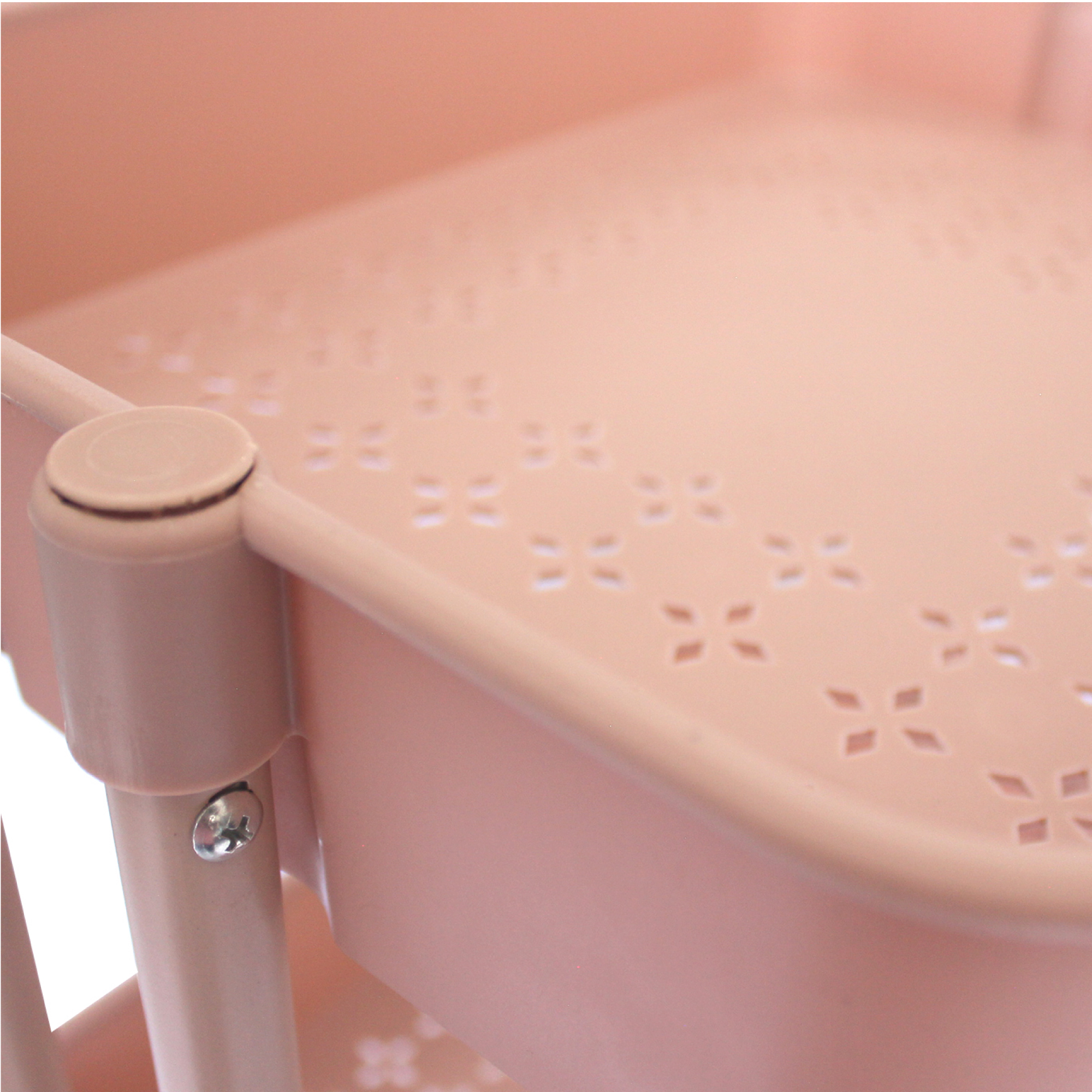 Carrito Multifuncional Organizador Rosa 