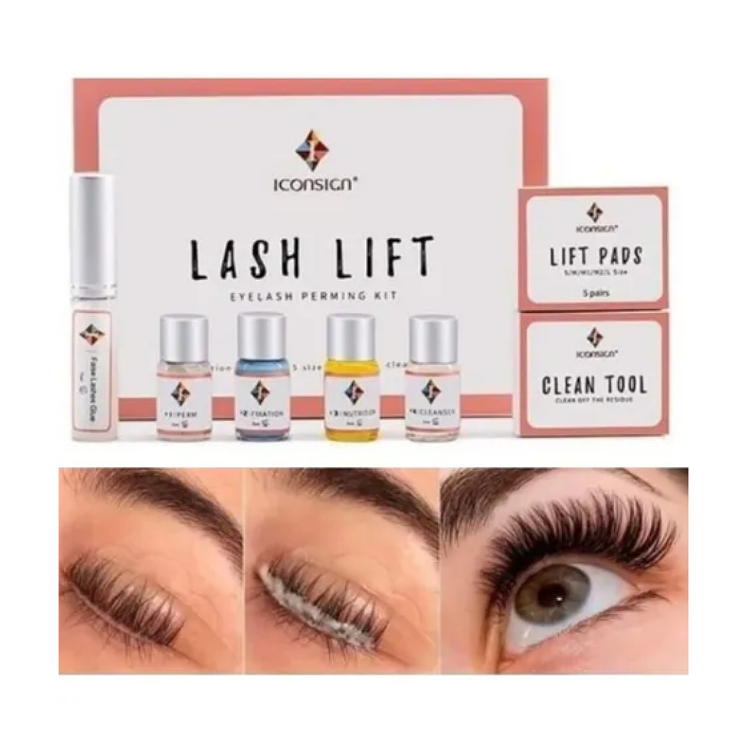 Kit Lash Lifting De Pestañas Rizado Marca Iconsign Dama