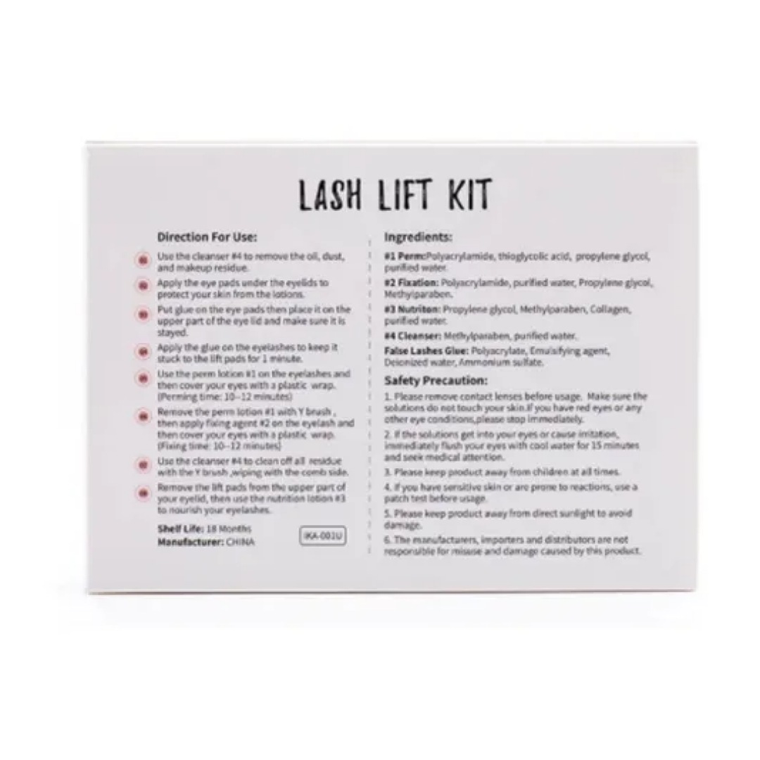 Kit Lash Lifting De Pestañas Rizado Marca Iconsign Dama