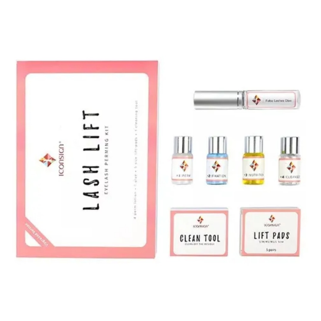Kit Lash Lifting De Pestañas Rizado Marca Iconsign Dama
