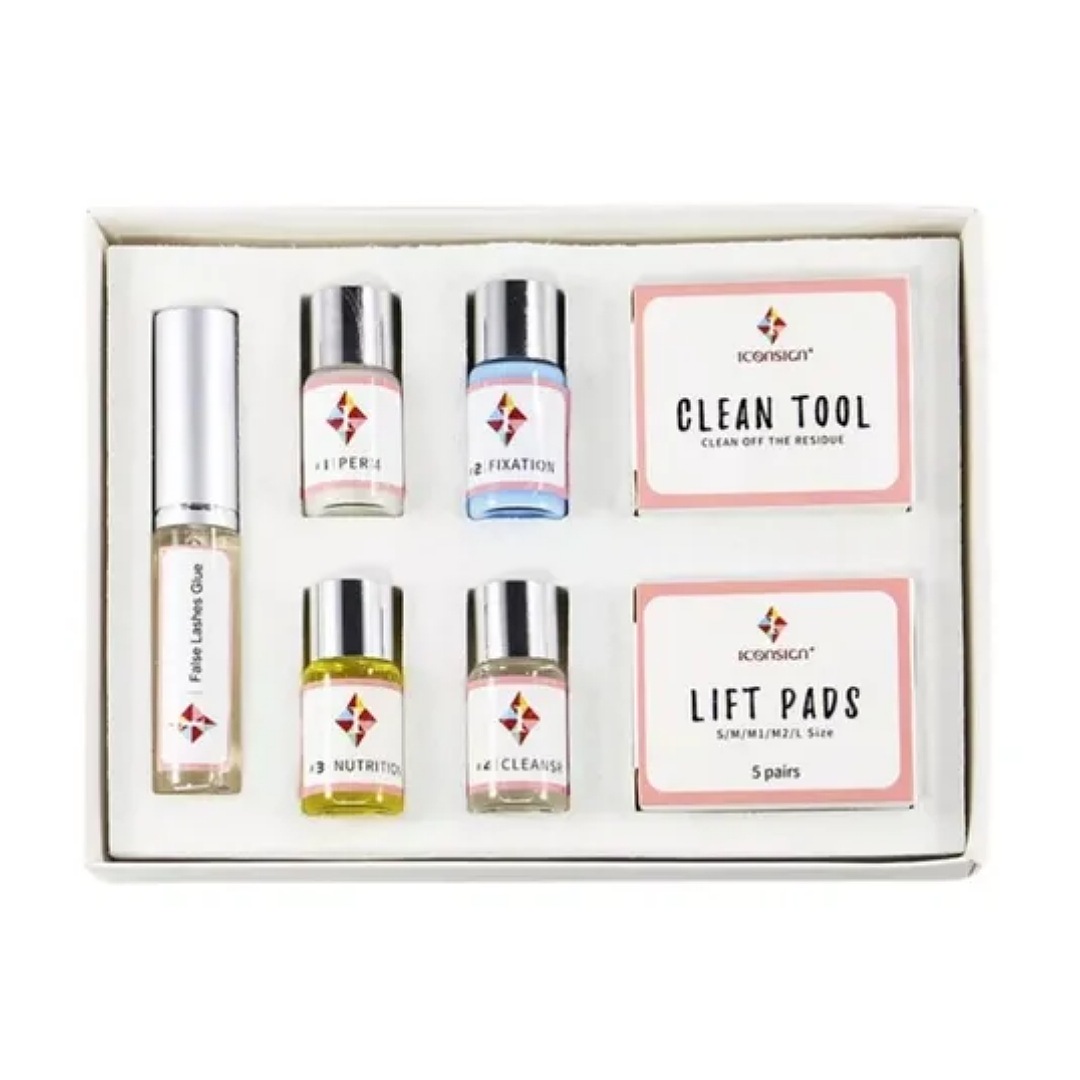 Kit Lash Lifting De Pestañas Rizado Marca Iconsign Dama
