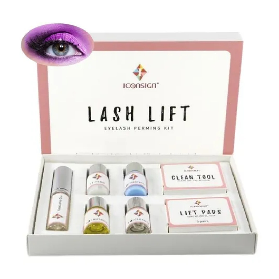 Kit Lash Lifting De Pestañas Rizado Marca Iconsign Dama