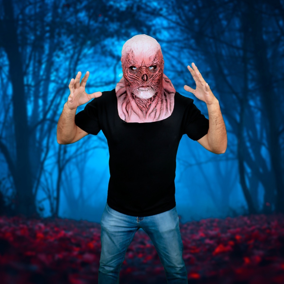 Máscara De Látex Vecna Deluxe Stranger Things Halloween