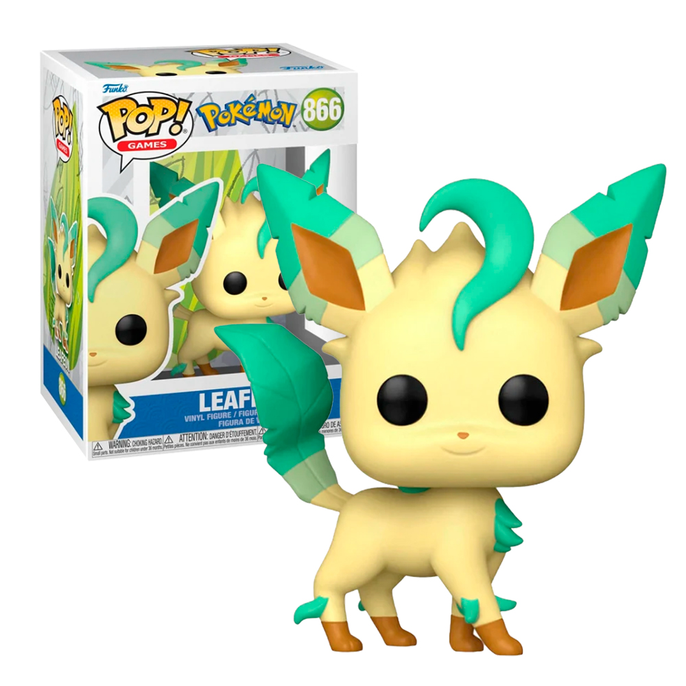 Funko Pop Leafeon #866 Pokemon 470 Sinnoh Pokedex Figura Original