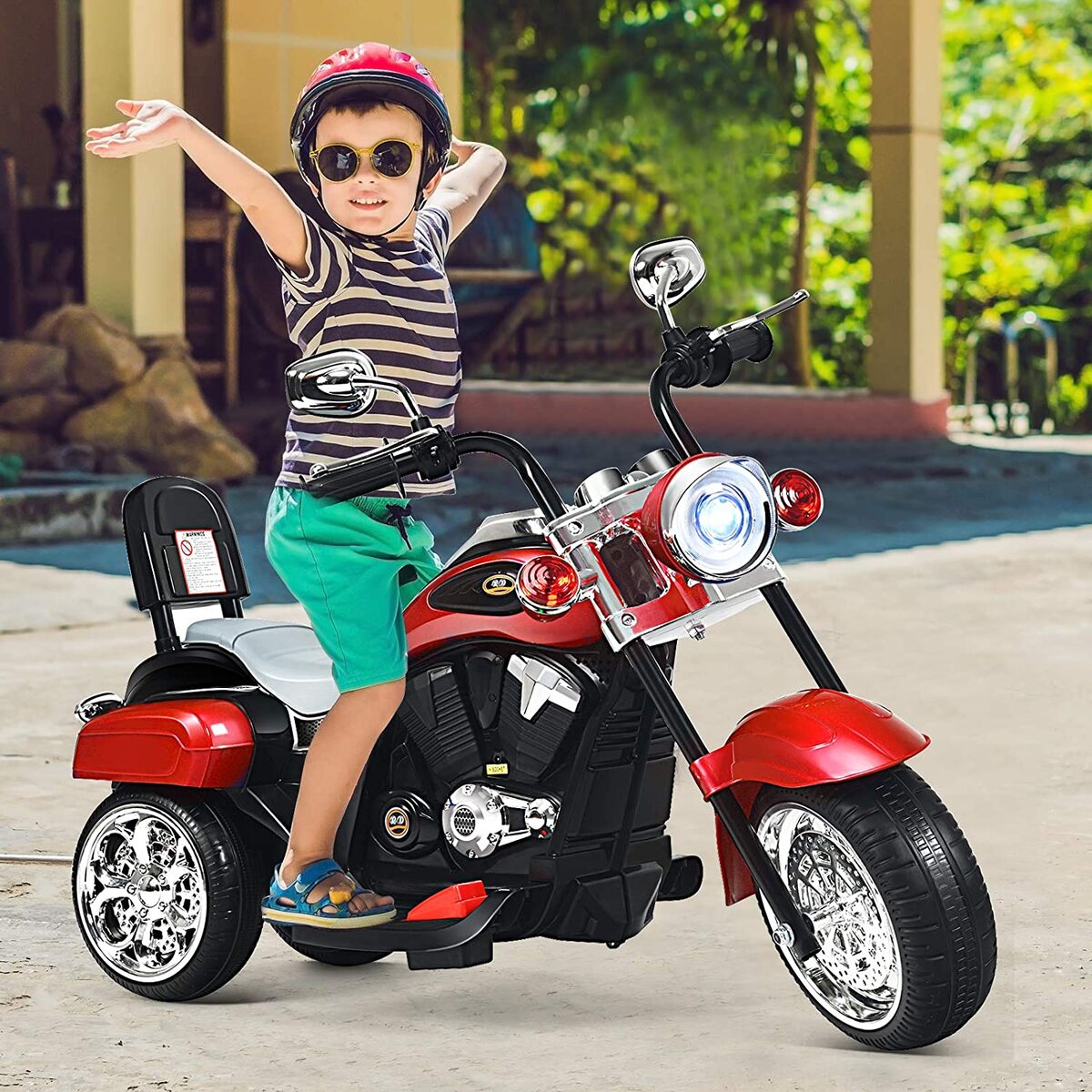 Moto Chopper Electrica Para Niños