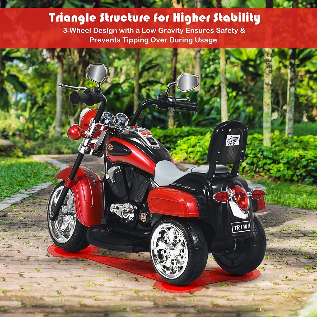 Moto Chopper Electrica Para Niños