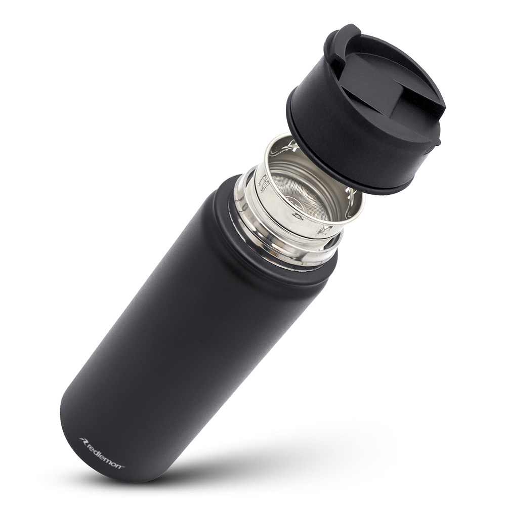 Termo Vaso Termico Infusor de Té Acero Inox 550 ml Redlemon