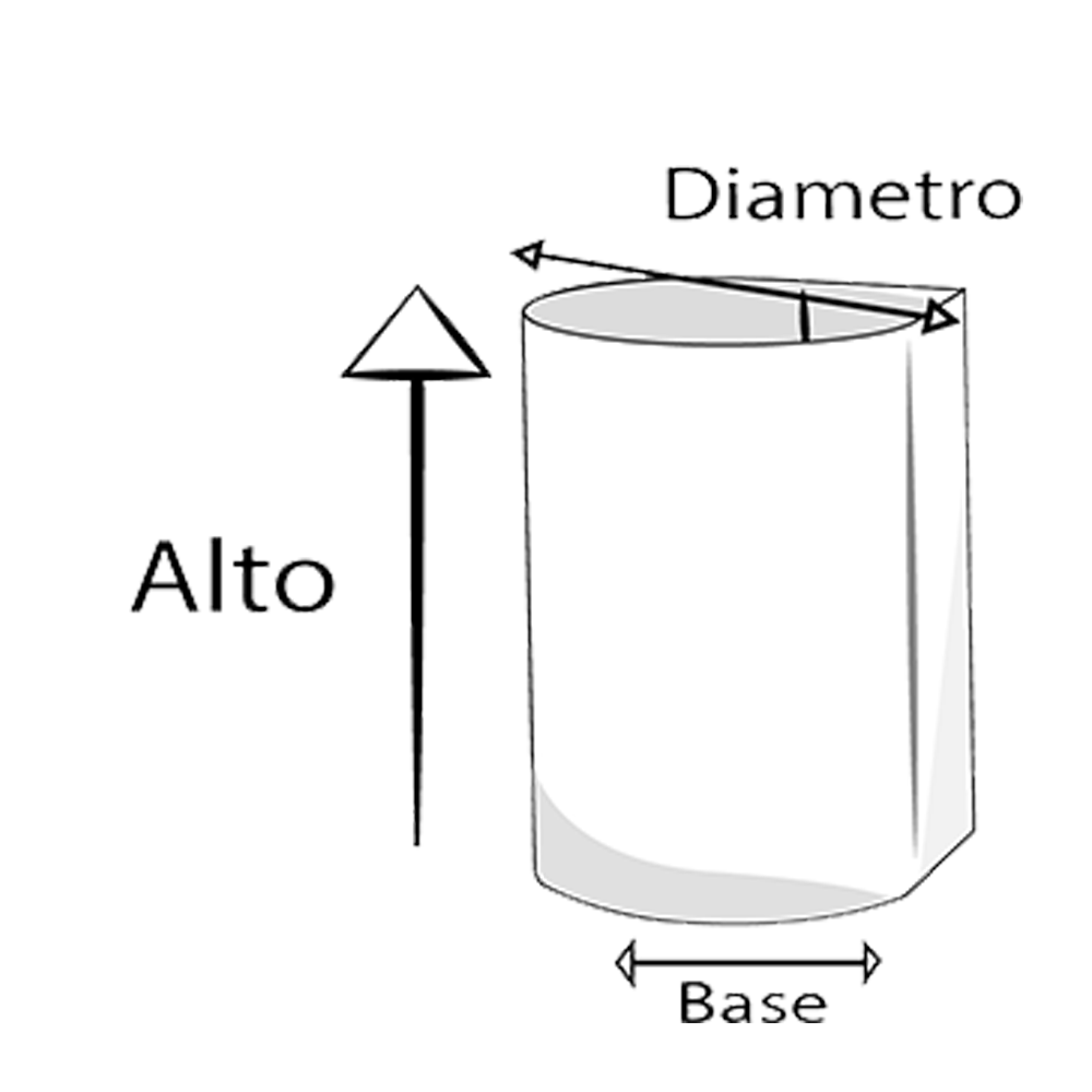 Maceta de fibra de vidrio modelo Mérida chocolate*
