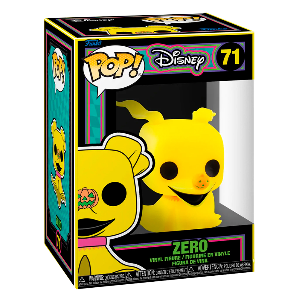 Funko Pop Zero #71 Blacklight Extraño Mundo De Jack Disney Original