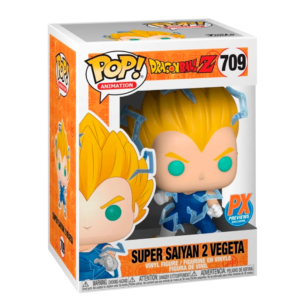 Funko Pop Vegeta Super Saiyan 2 #709 Dragon Ball Z Px Exclusivo