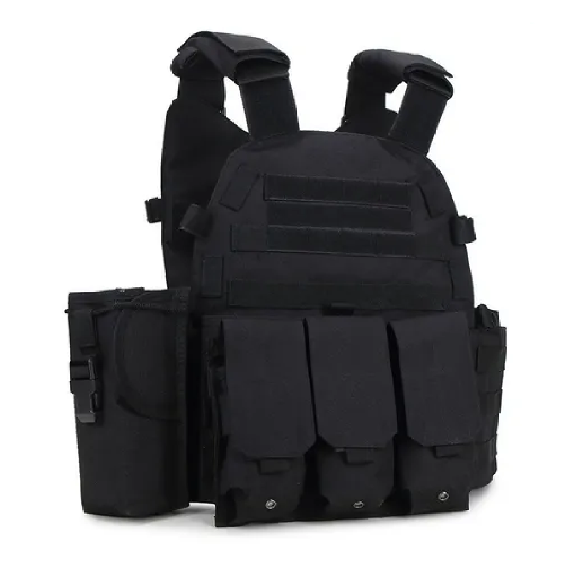 Chaleco Táctico Militar Para Airsoft, Negro