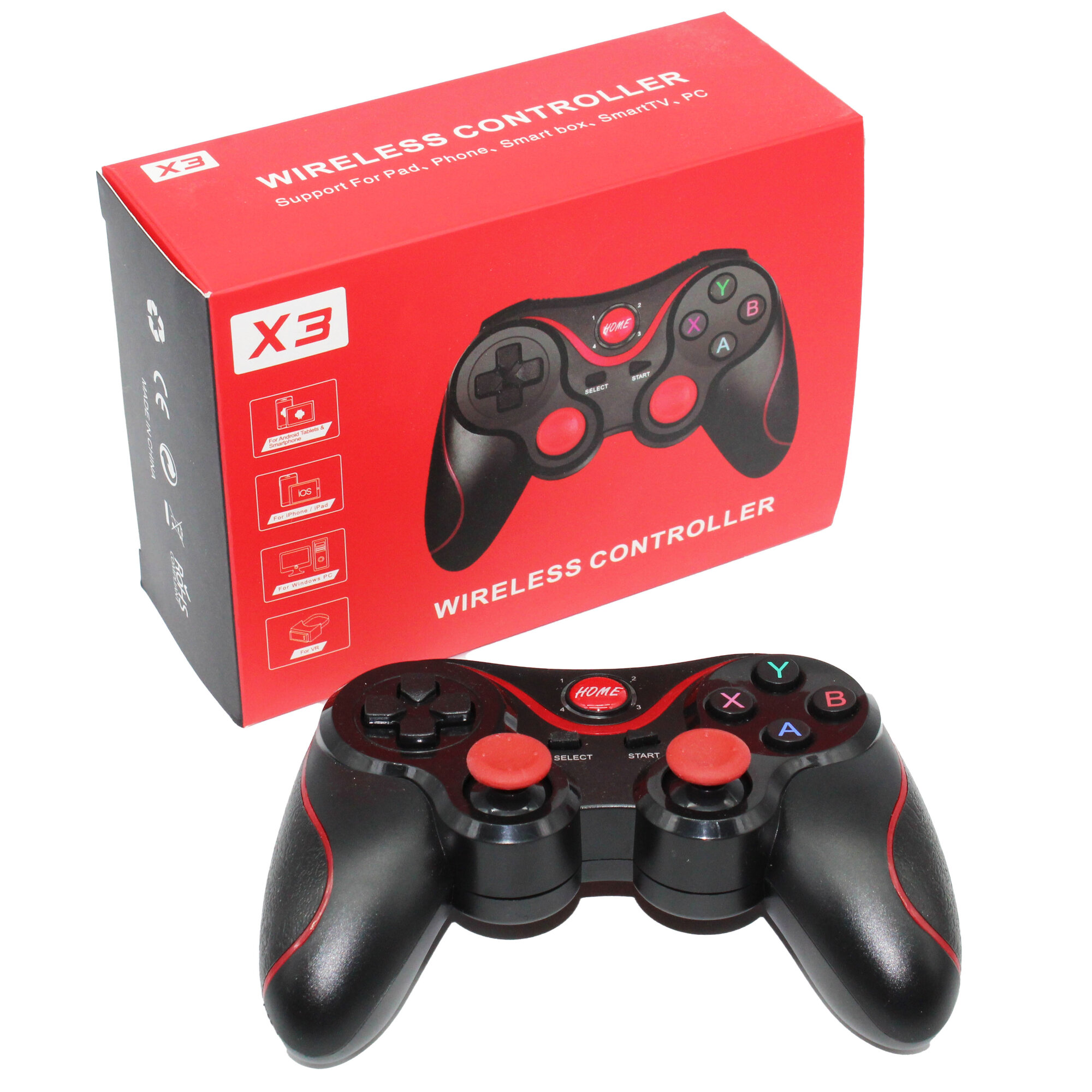 Control Inalámbrico Bluetooth Joystick Para PC Celular X3