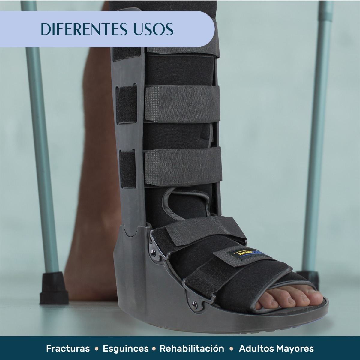 Bota Ortopedica Larga Inmovilizador Tobillo Ch