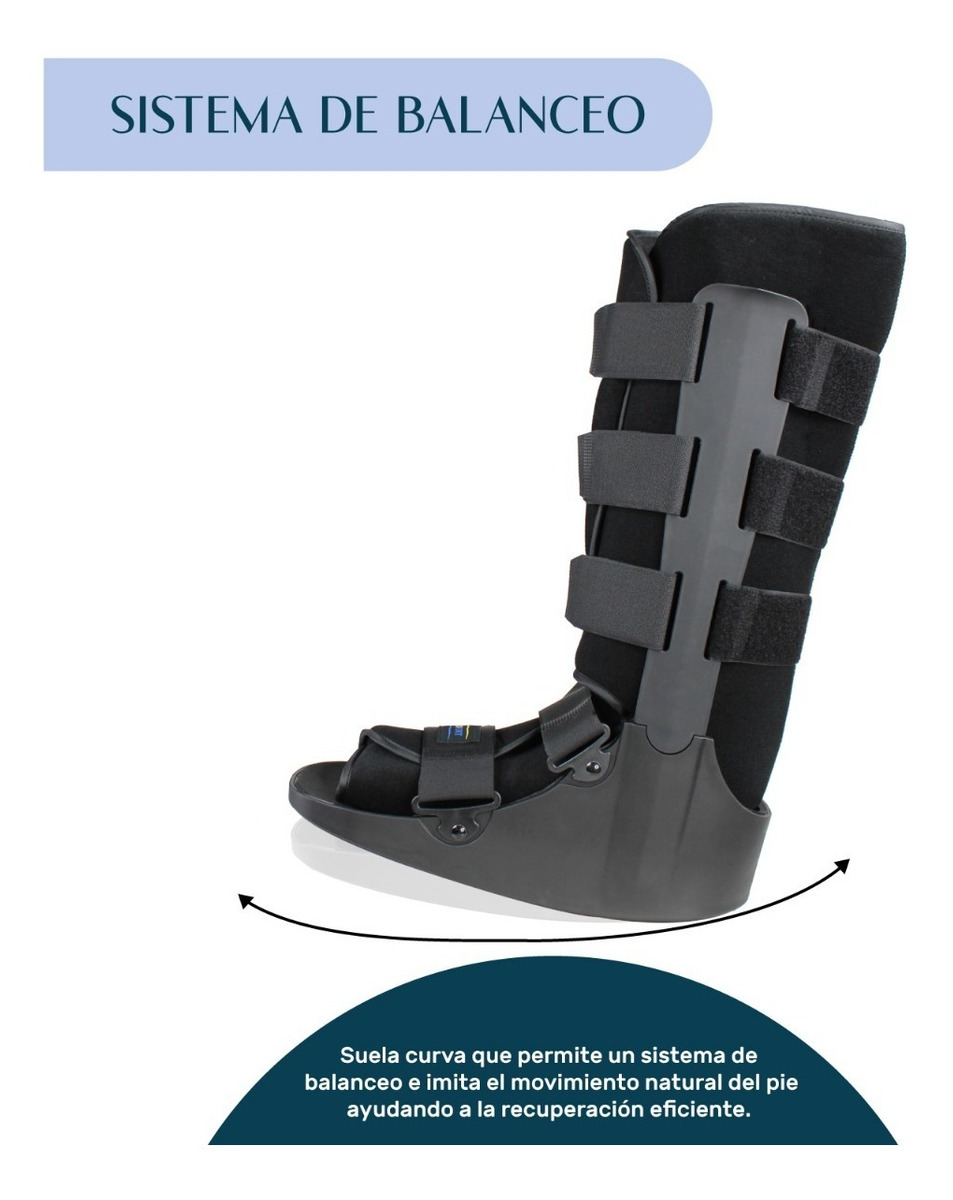 Bota Ortopedica Larga Inmovilizador Tobillo Ch