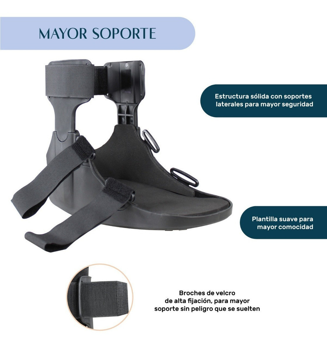 Bota Ortopedica Corta Inmovilizador Tobillo Ferula Walker CH