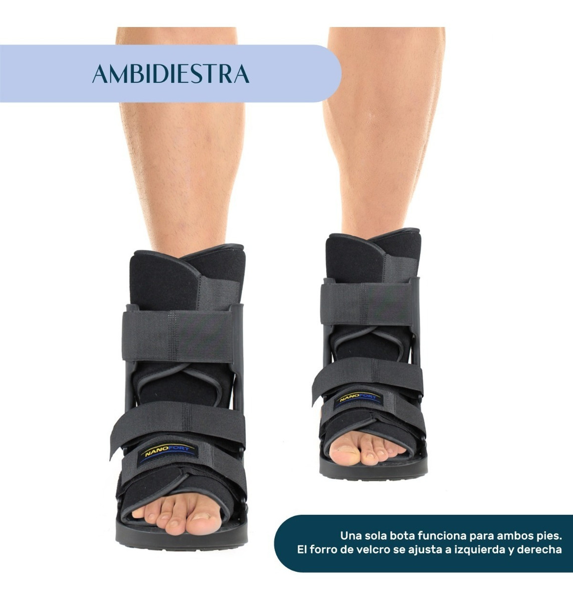 Bota Ortopedica Corta Inmovilizador Tobillo Ferula Walker CH