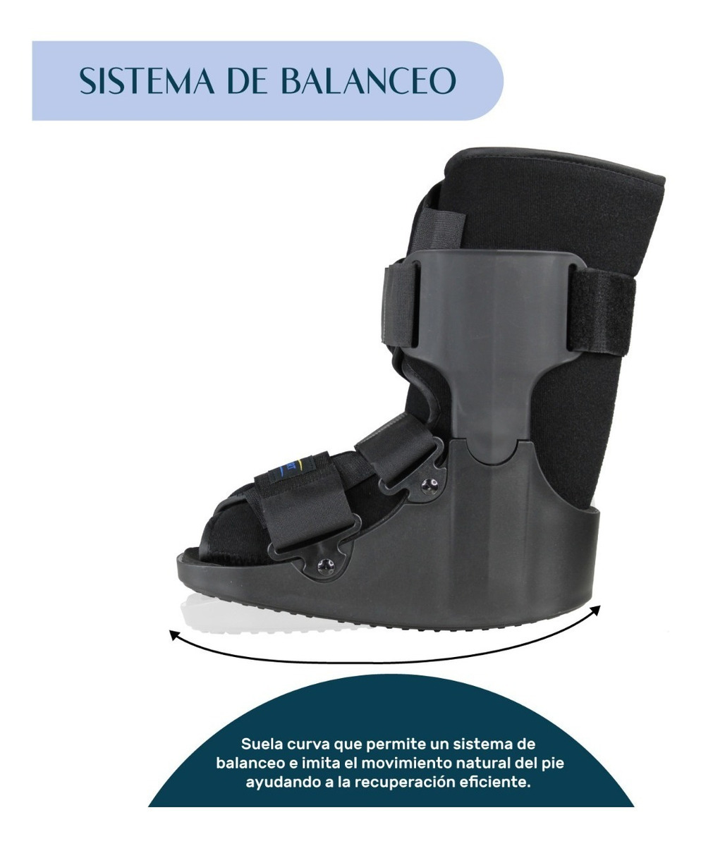 Bota Ortopedica Corta Inmovilizador Tobillo Ferula Walker CH