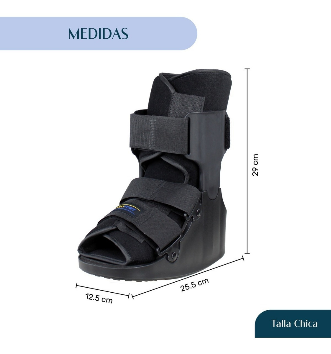 Bota Ortopedica Corta Inmovilizador Tobillo Ferula Walker CH