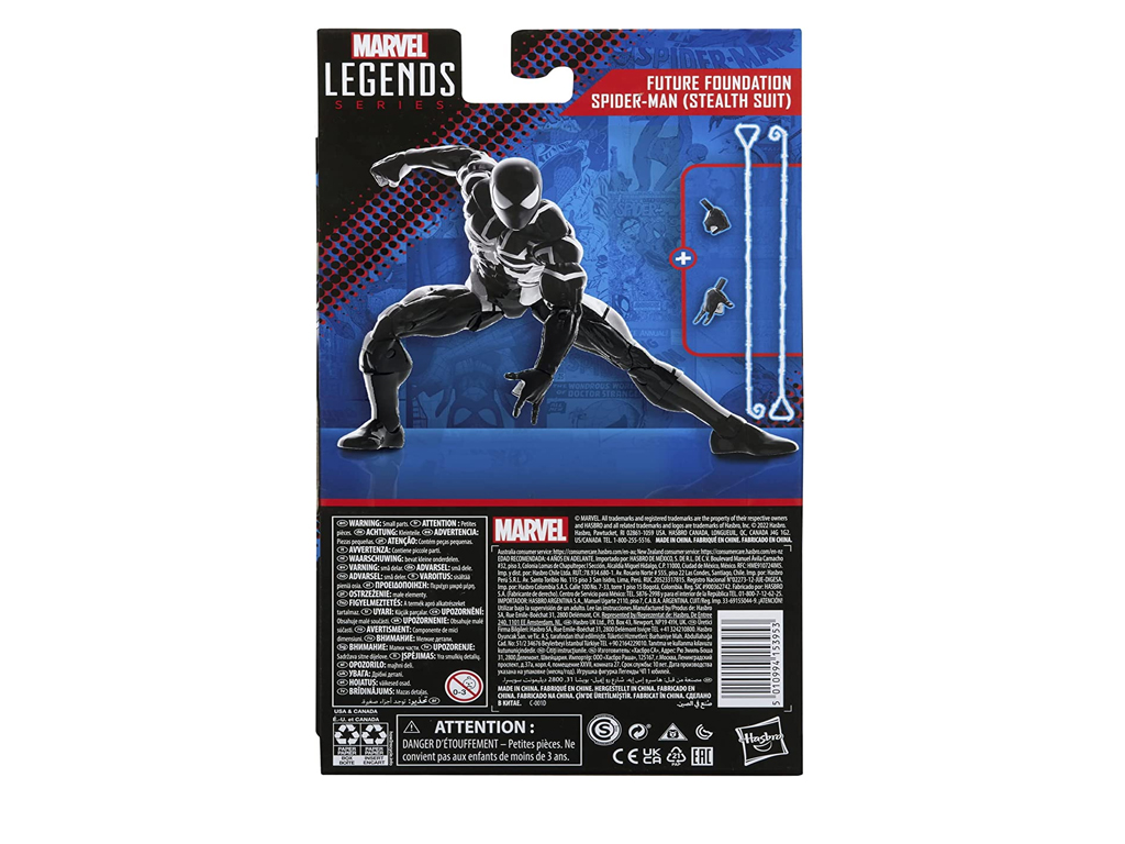 Hasbro Spider-Man Marvel Legends Future Foundation Spider-Man (Stealth Suit)
