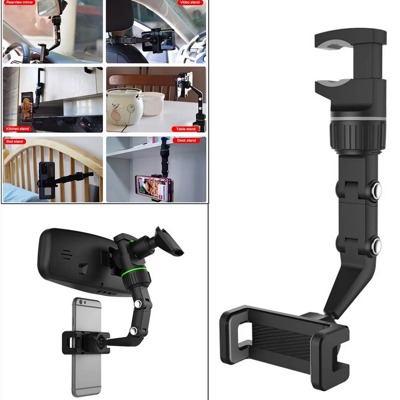 Soporte Para Teléfono Soporte De Clip Espejo Retrovisor