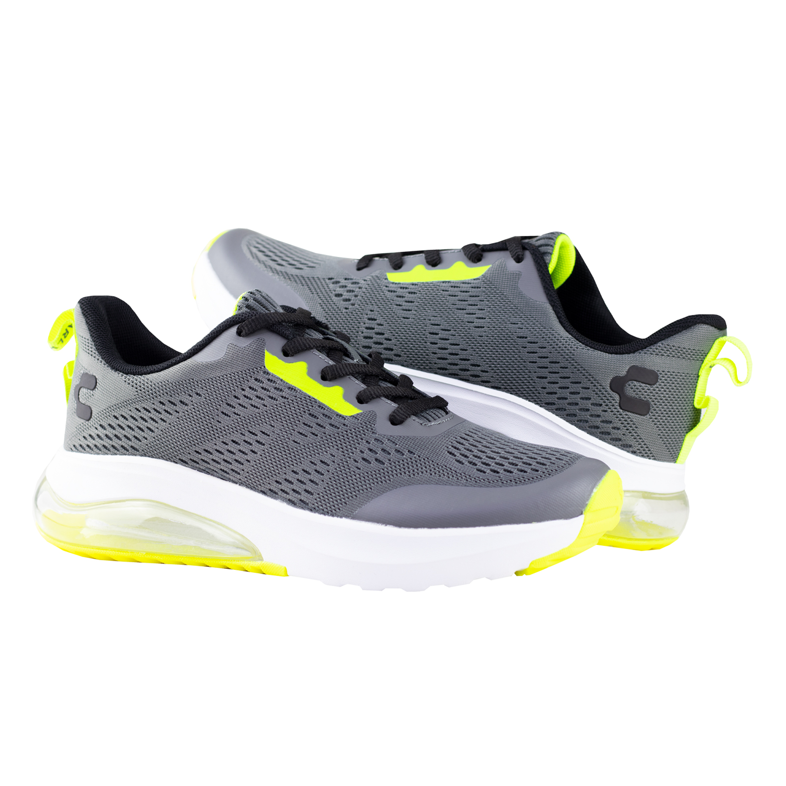 Tenis Charly Pfx Deportivo Para Hombre Con Capsula  1086326 Gris Limon