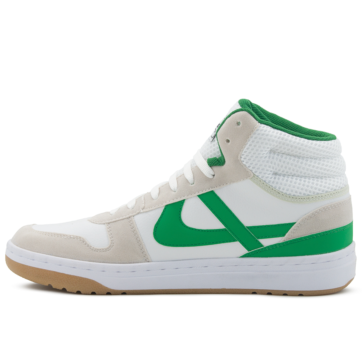 Tenis Panam Bota Meztli Color Blanco / Verde Unisex 22-29