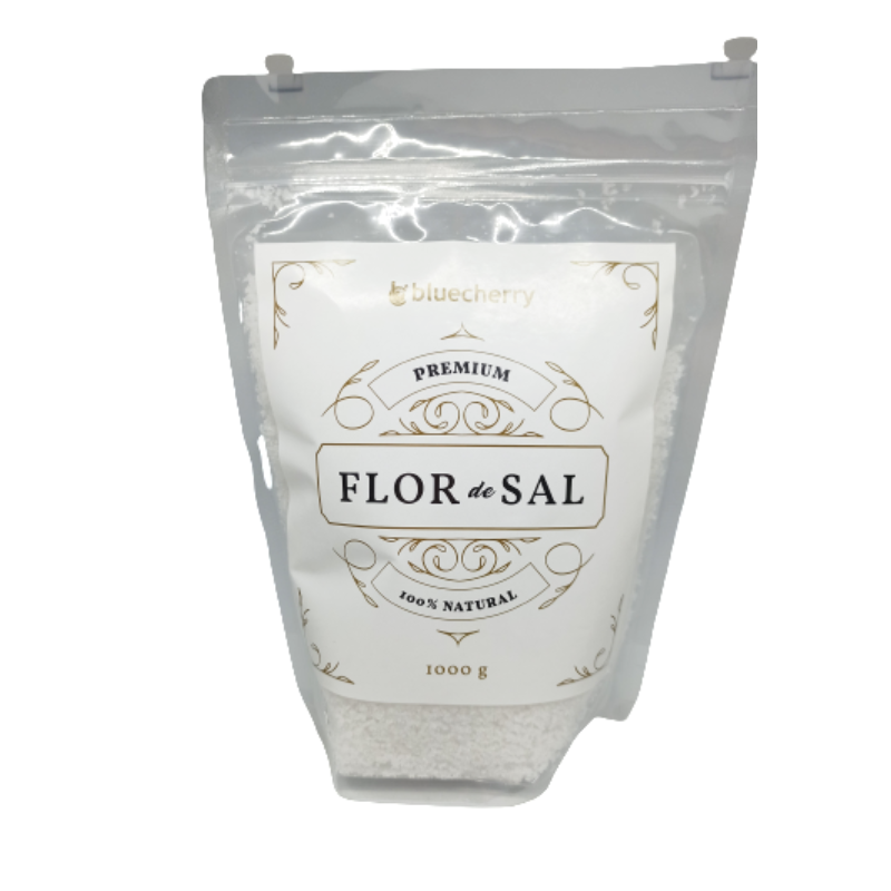 Flor De Sal Premium Gourmet Baja En Sodio Orgánica 1000 Gr