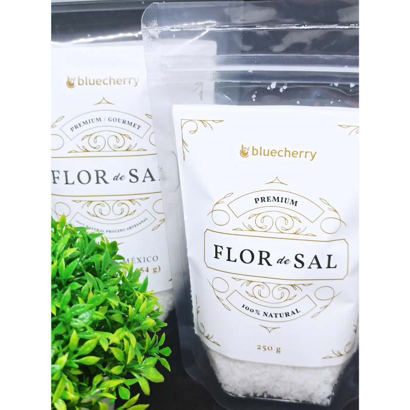 Flor De Sal Premium Gourmet Baja En Sodio Orgánica 454 Gr
