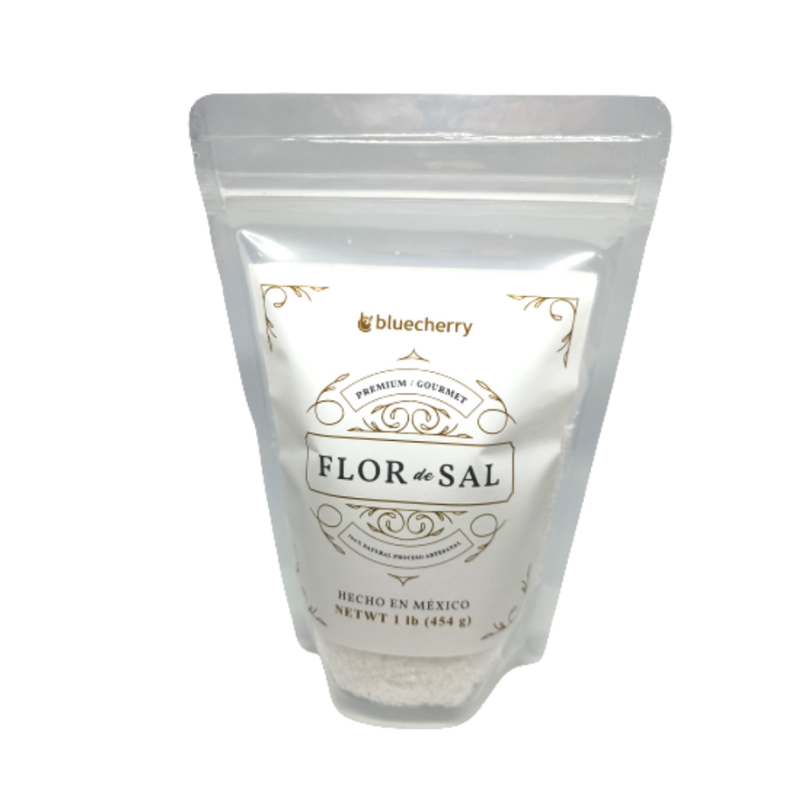 Flor De Sal Premium Gourmet Baja En Sodio Orgánica 454 Gr