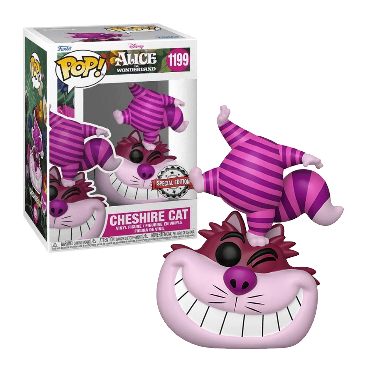 Funko Pop Cheshire Cat 1199 Serie Especial Exclusivo Gato Alice in Wonderland Alicia Disney
