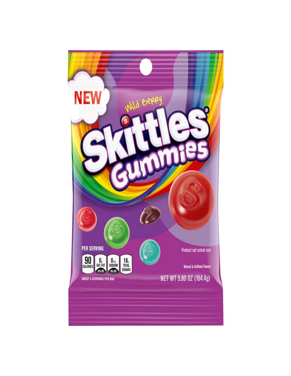Gomitas Skittles original con sabores de frutas 164 grs Producto importado