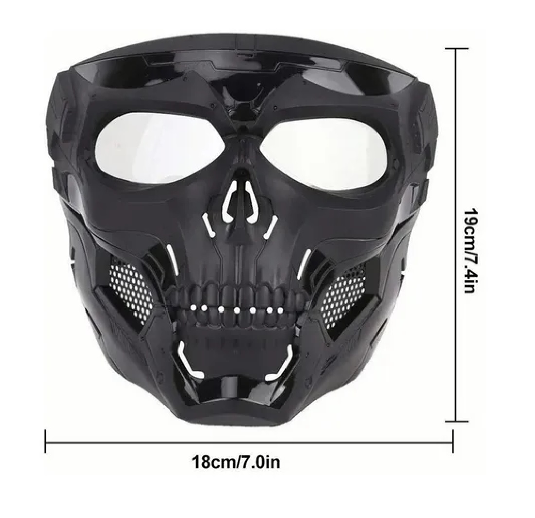 Mascara Skull Careta Casco Tactico Gotcha Airsoft Halloween