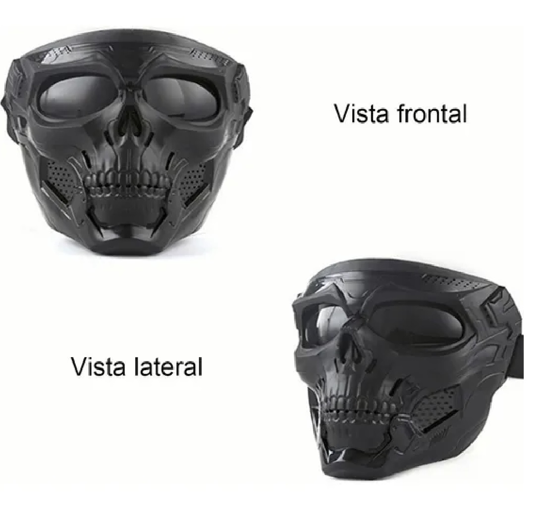 Mascara Skull Careta Casco Tactico Gotcha Airsoft Halloween