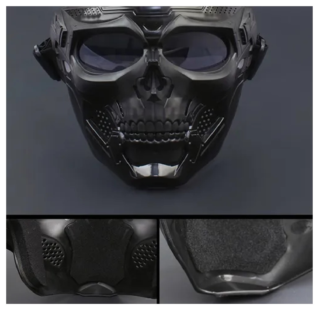 Mascara Skull Careta Casco Tactico Gotcha Airsoft Halloween