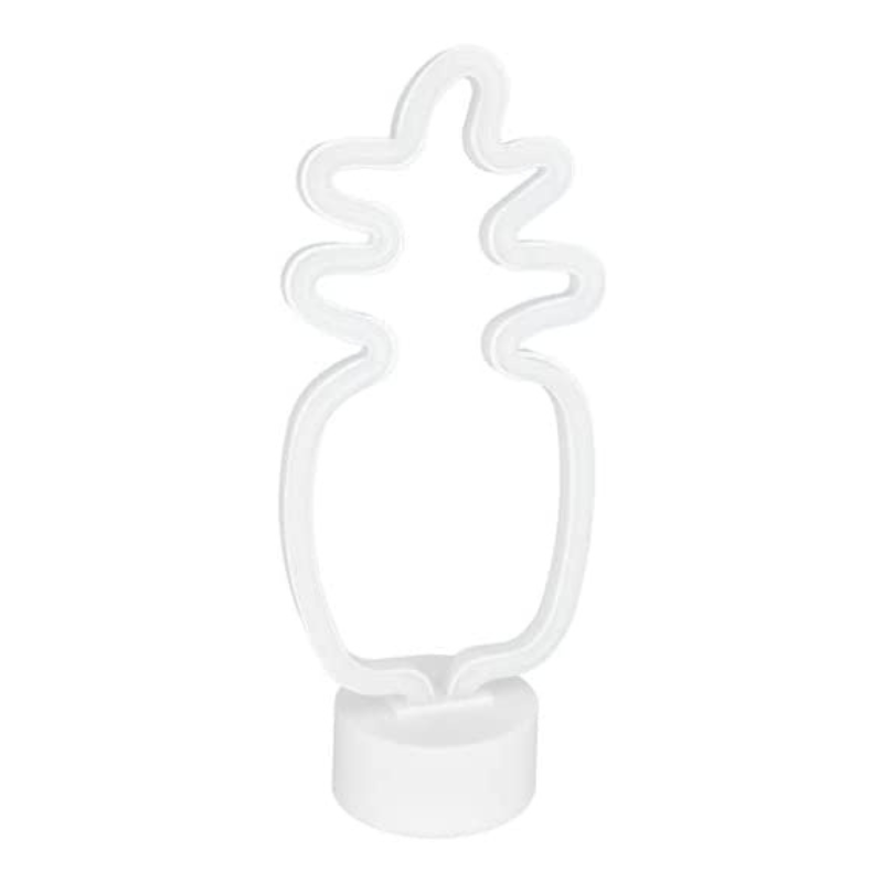 Lámpara de Luz LED - Comercializadora AJR - Luz Neón con Diseño de Piña - Luz Cálida