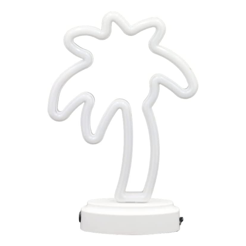 Lámpara de Luz LED - Comercializadora AJR - Luz Neón con Diseño de Palmera