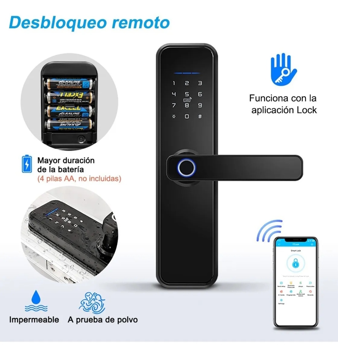 Cerradura Electronica Inteligente Digital Huella Contraseña
