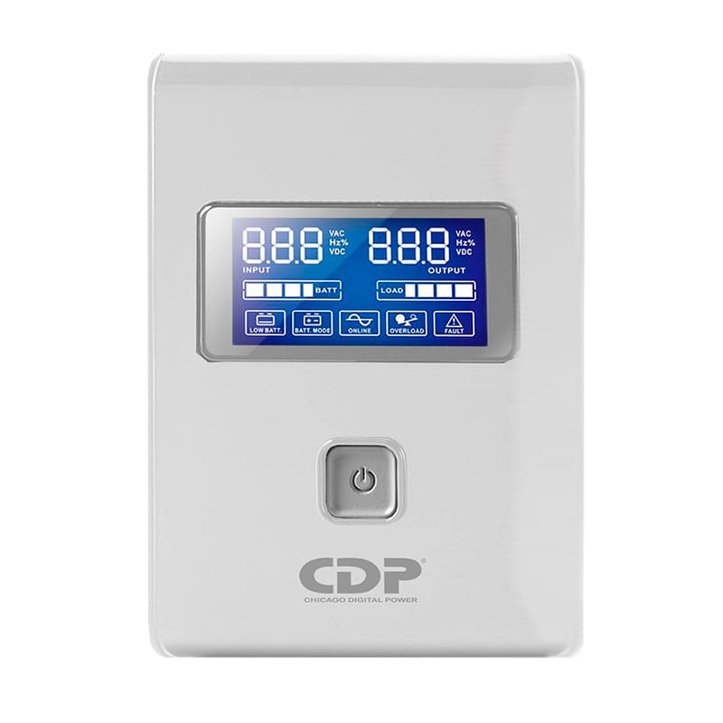 No Break de 1000VA/500W, CDP R-SMART1010, 6 Contactos, pantalla LCD