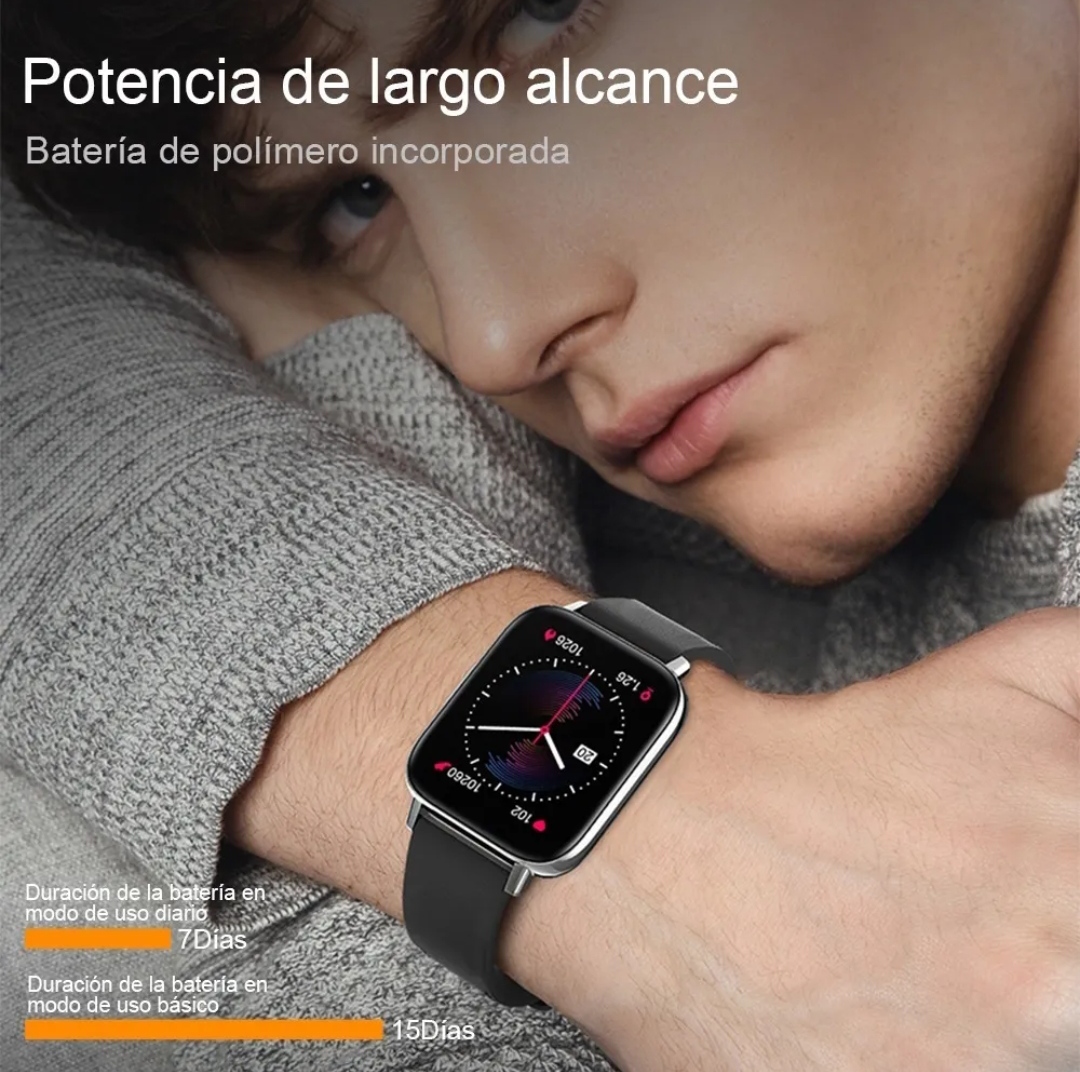 Hisemy H02 1.69'' Smartwatch, Reloj Inteligente Para Mujer Con Llamad Rosa