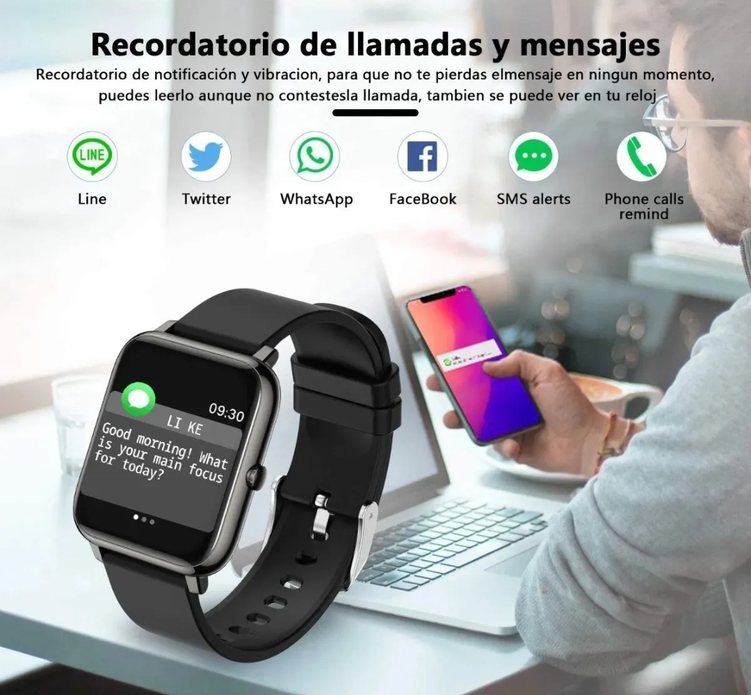 Smartwatch,reloj Inteligente,reloj Impermeable Deportivo