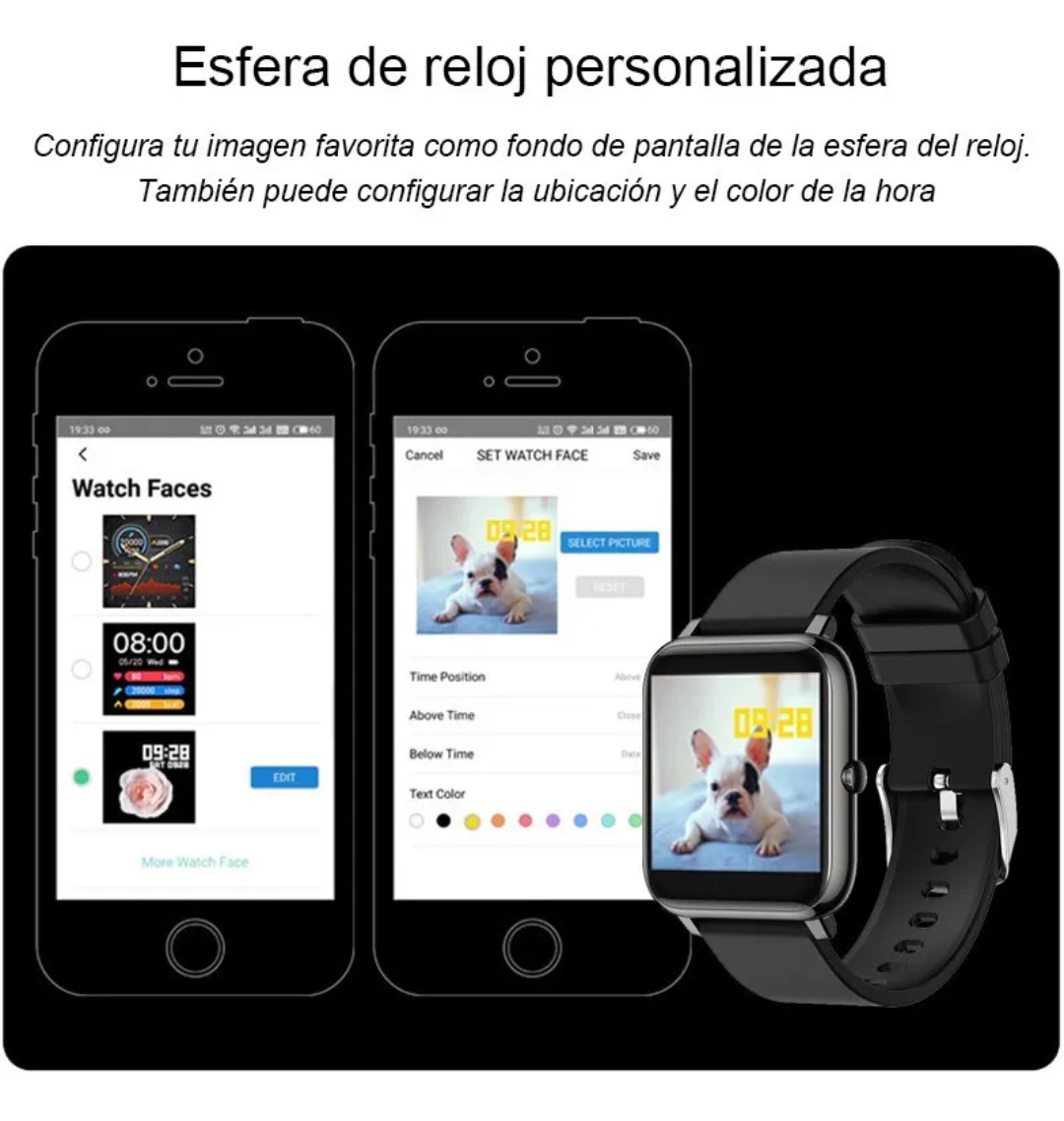Smartwatch,reloj Inteligente,reloj Impermeable Deportivo
