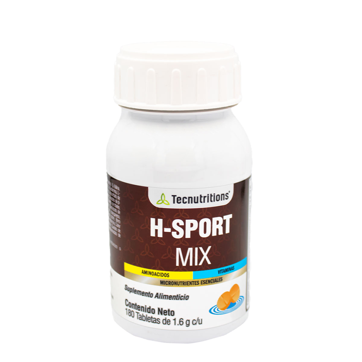 Suplemento alimenticio aminoacidos, vitaminas y minerales, H-Sport Mix, 180 Tabl